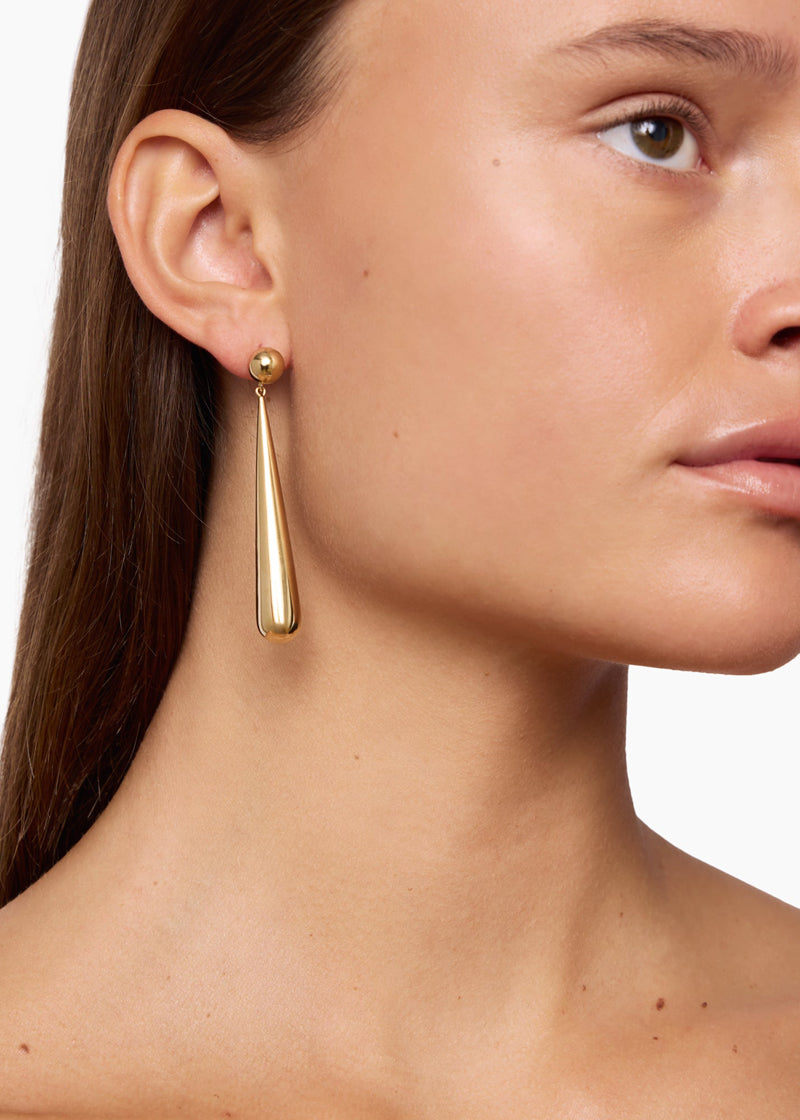 Factory-direct 14k Gold Plated Drop Earrings