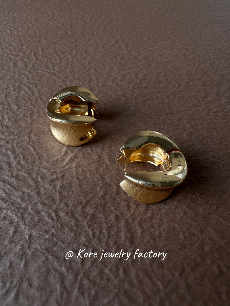 Factory-direct 14k Gold Plated Earrings