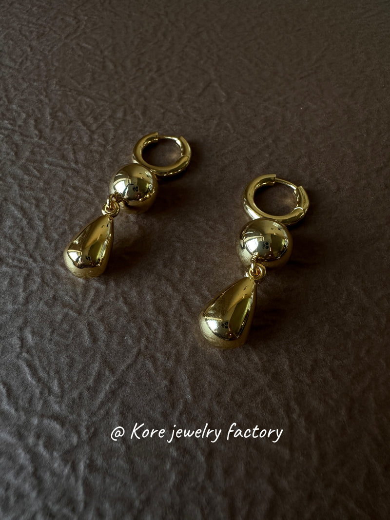 Factory-direct 14k Gold Plated Earrings