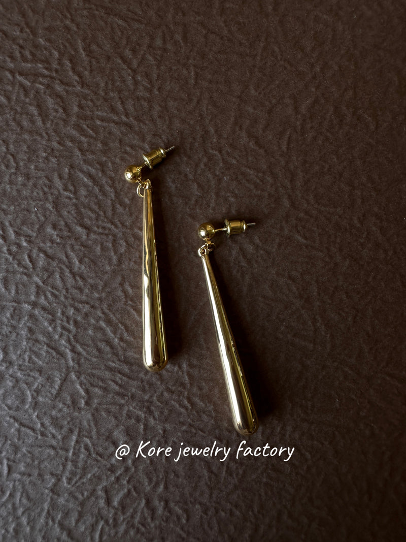 Factory-direct 14k Gold Plated Drop Earrings