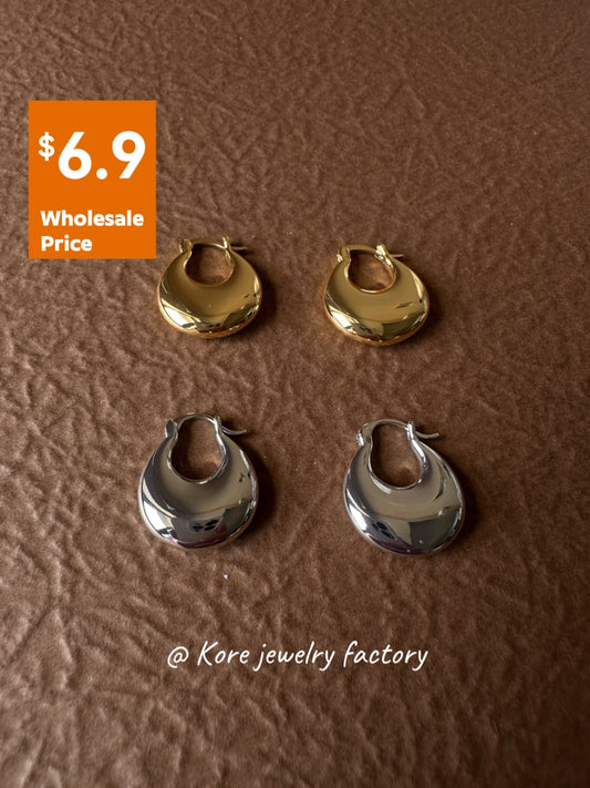 Factory-direct 14k Gold Plated Earrings